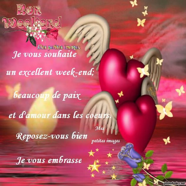 BON WEEK END A TOUTES ET A TOUS SOLEIL CHEZ NOUS